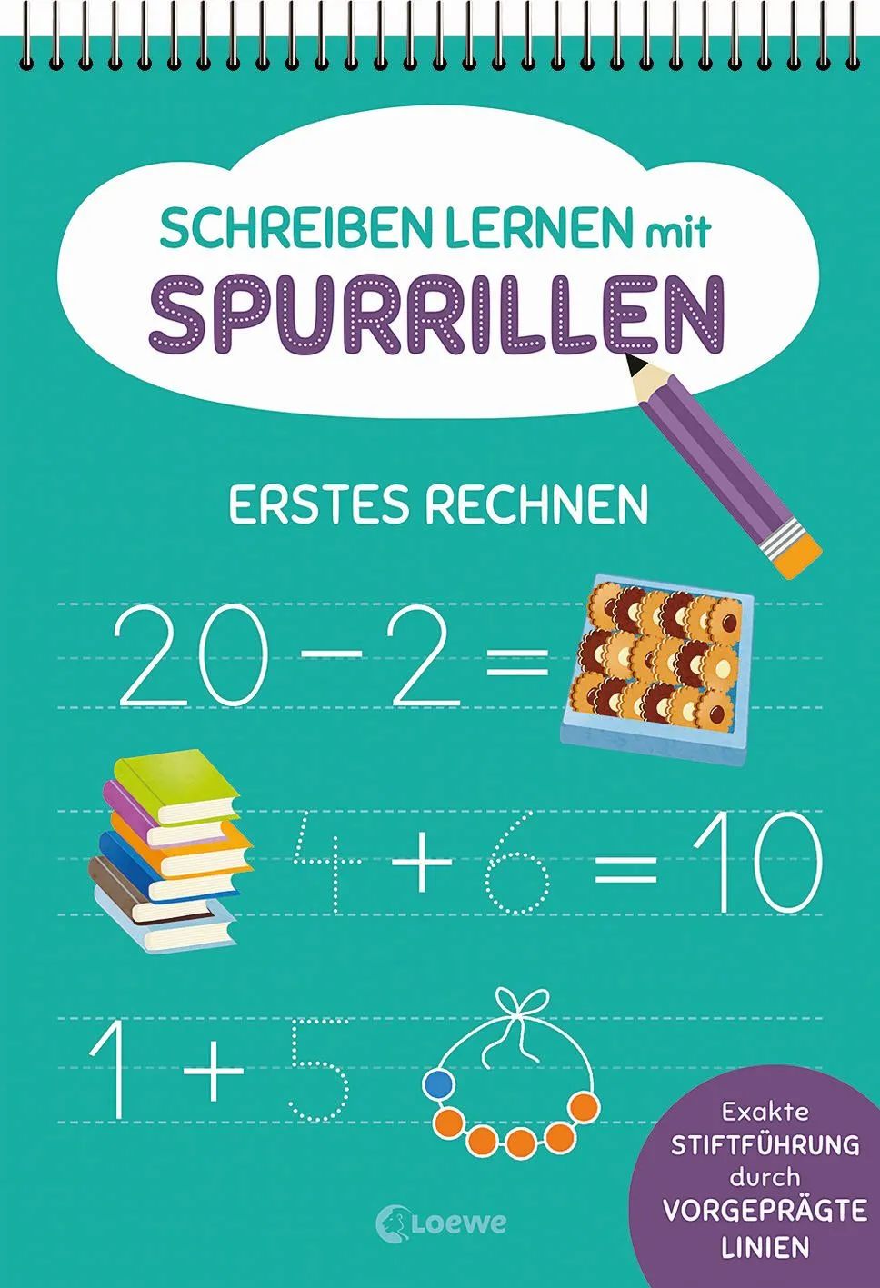 Loewe Verlag GmbH Schreiben lernen Spurrillen Erstes Rechn