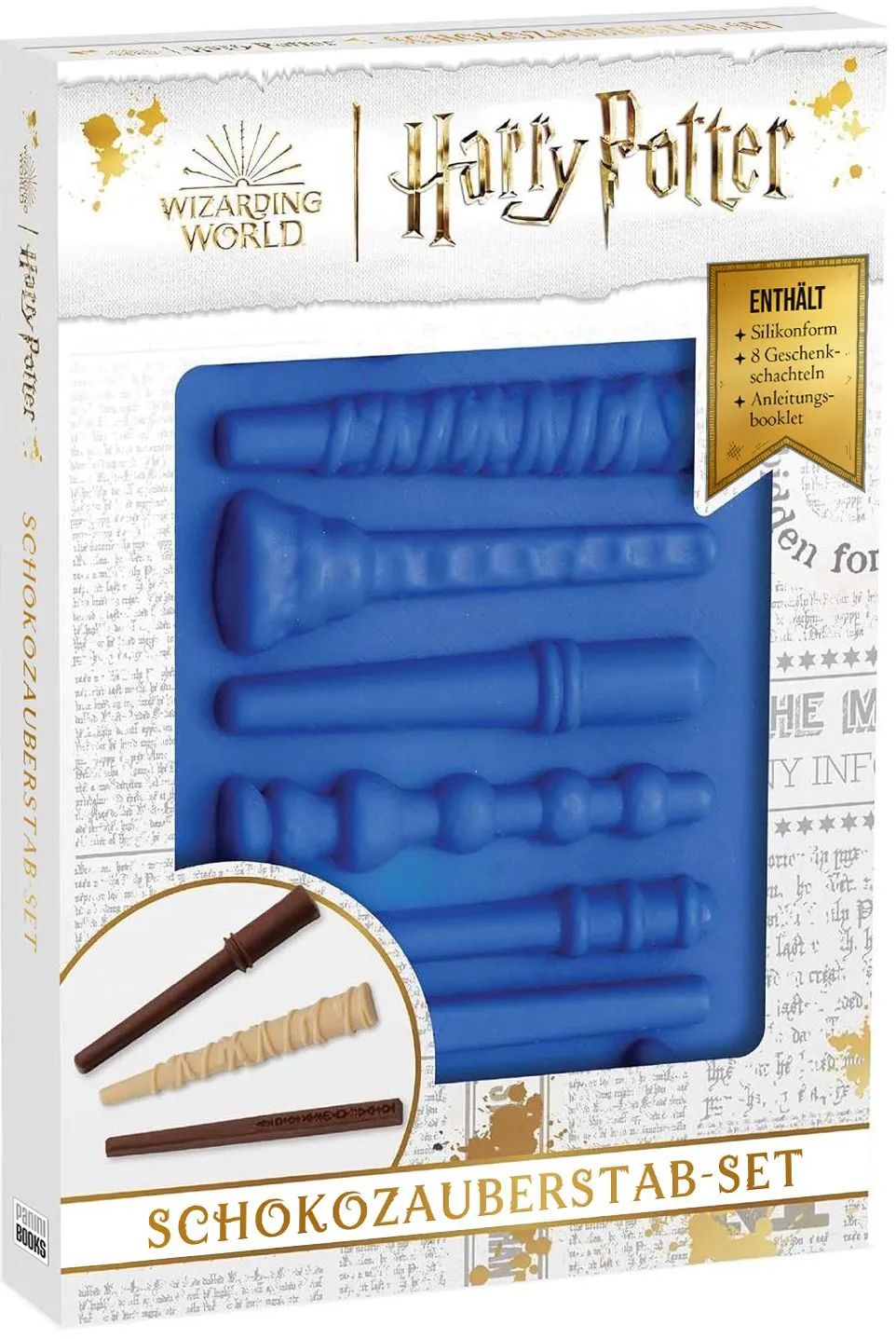 Panini Verlags GmbH Harry Potter: Schokozauberstab-Set