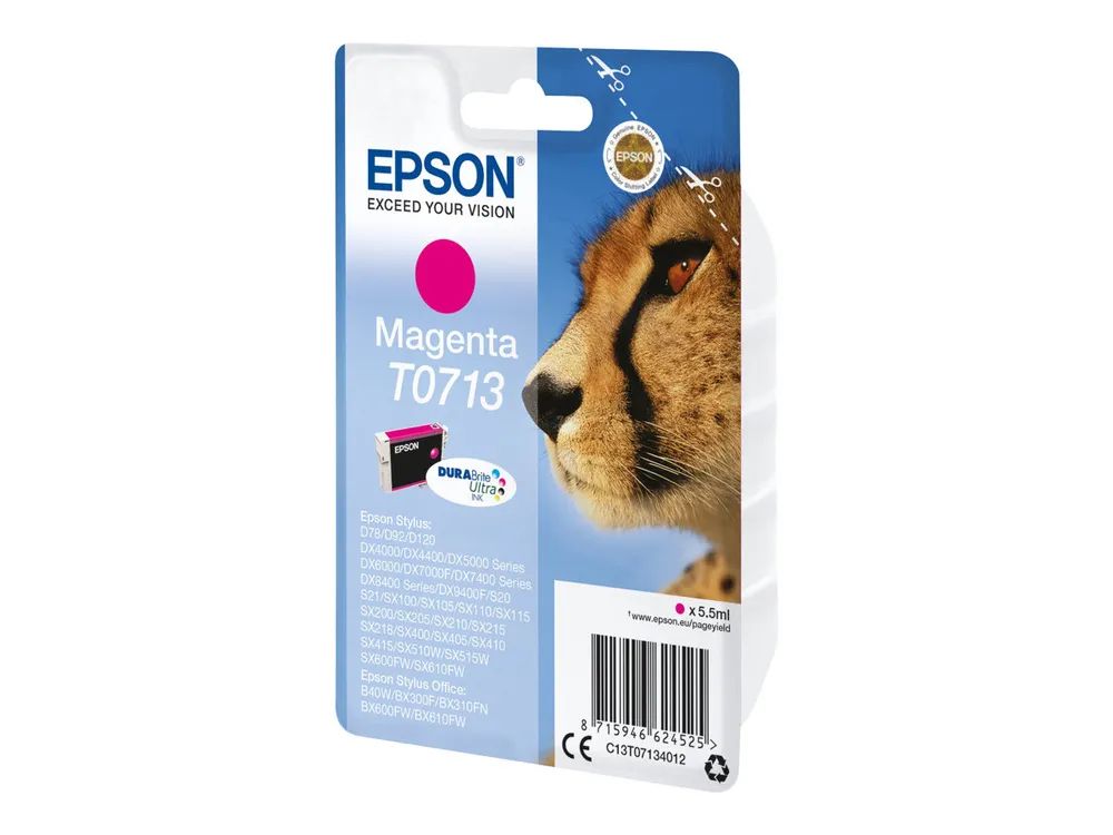 Epson T0713 - 5.5 ml - Magenta - original - Blister