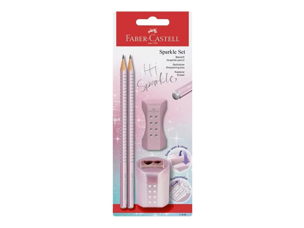 FABER-CASTELL Sparkle Set - Bleistift - Grafit (Packung mit 2)