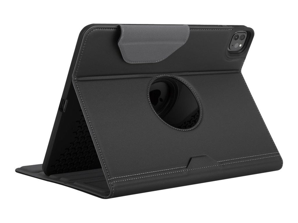 Targus VersaVu Classic - Flip-Hülle für Tablet - Polyurethan-Ledernachbildung - Schwarz - 12.9" - für Apple 12.9-inch iPad Pro (3. Generation, 4. Generation, 5. Generation)