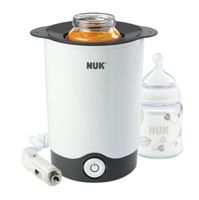 NUK Thermo Express Plus - Tragbar - Betriebsbereitschaftsanzeige - Automatische Abschaltung - AC - Zigarettenanzünder - Schwarz - Weiß