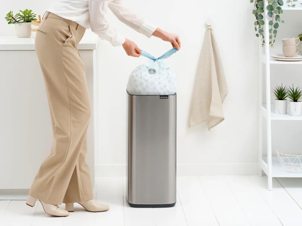 Brabantia Bo Touch Bin, 30L - Matt Steel Fingerprint Proof