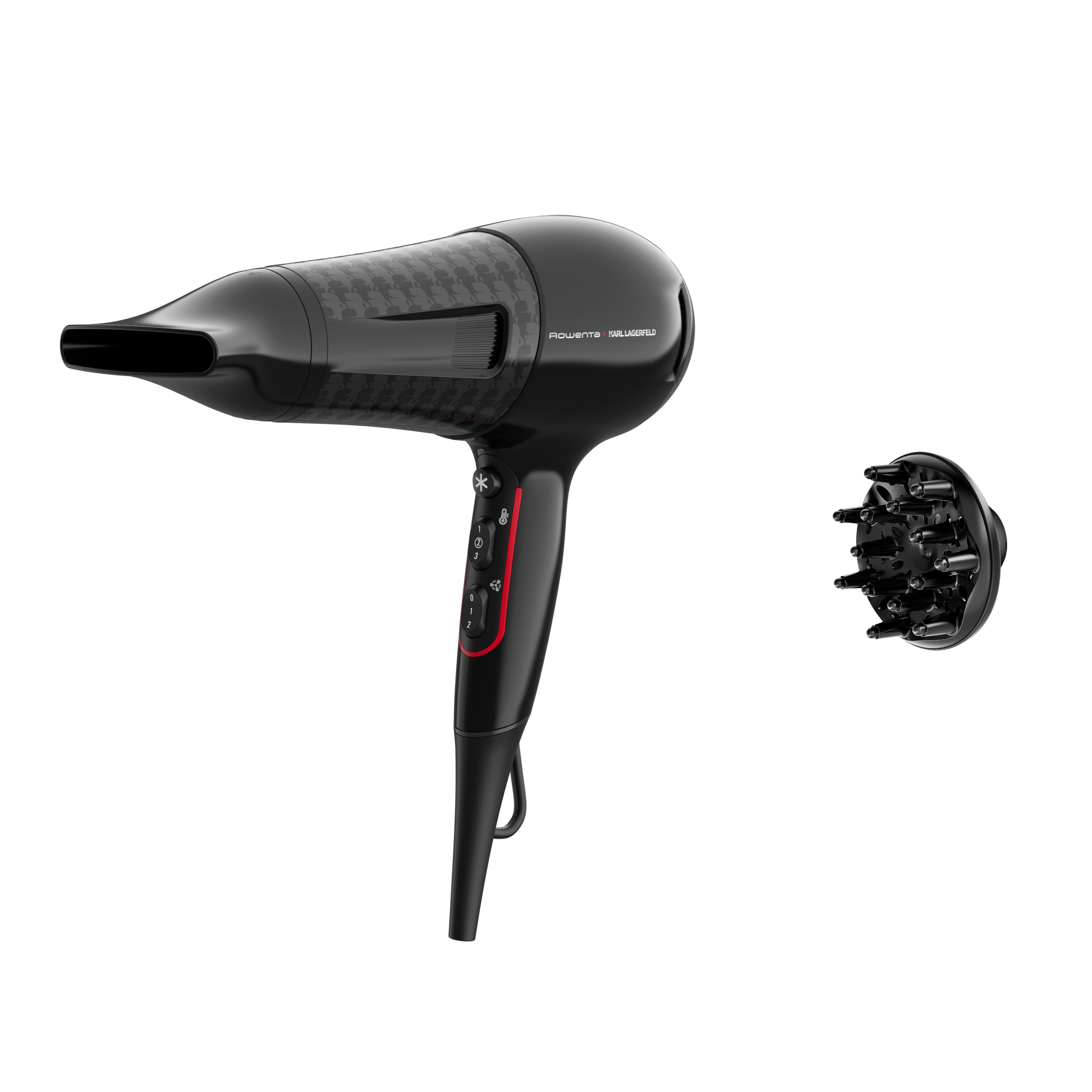 Rowenta Haartrockner CV591L POWERLINE 3 Karl Lagerfeld