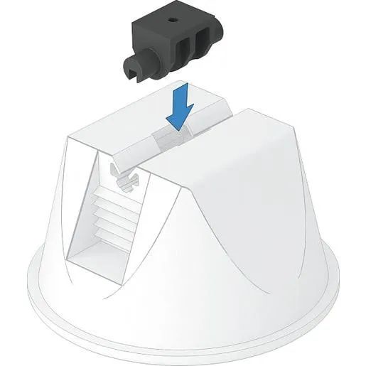 OBO ADAPTER FÜR DACHLEITUNGSHALTER / OBO 165 MBG UH 5218882