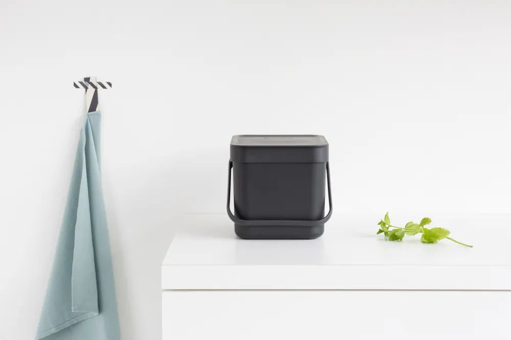 Brabantia Abfallbehälter 'Sort & Go', 6L - Grey