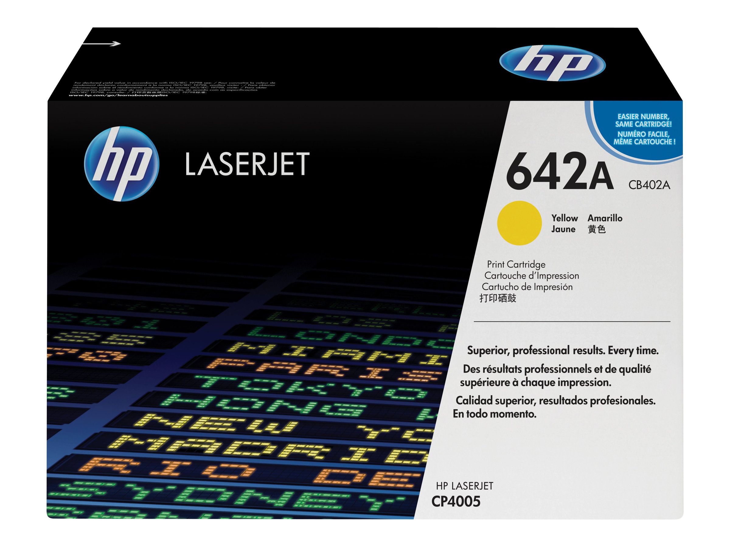 HP 642A - Gelb - Original - LaserJet - Tonerpatrone (CB402A)