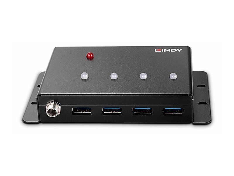 Lindy Hub - Metallgehäuse - 4 x USB 3.2 Gen 1