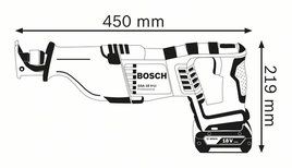 Bosch Professional GSA 18V-LI L-Boxx + Akku