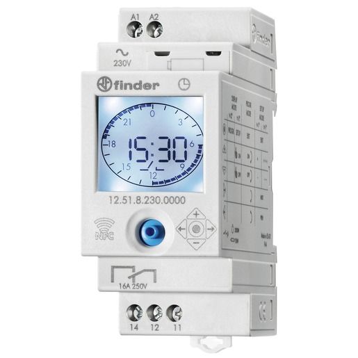 Finder SCHALTUHR 1KONTAKT/16A/230VAC / FINDER 12.51.8.230.0000