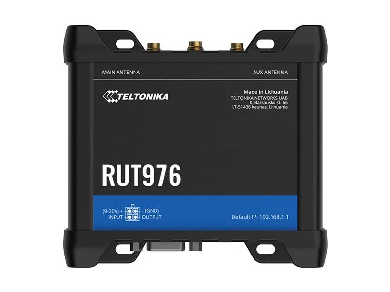 Teltonika · Router· RUT976· Redcap 5G· eSIM - Router - WLAN