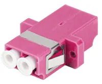 Lanberg Fiber Optic Adapter MM LC/UPC DUPLEX OM4 - Adapter - Multimode-Faser