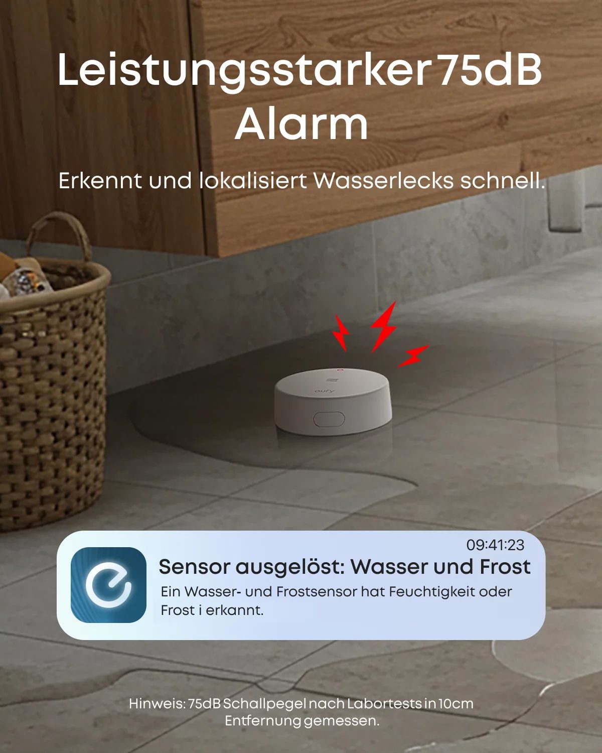 eufy Wasser‑ und Frostsensor E20