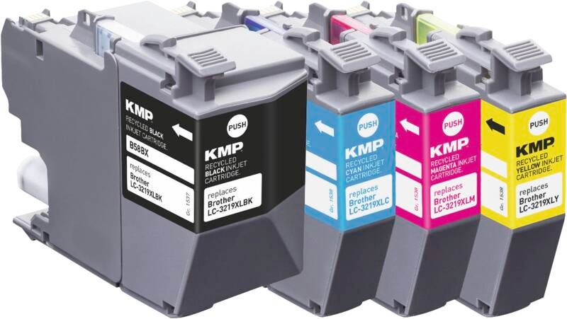 KMP Tintenpatrone B58VX OEM Brother LC-3219XL