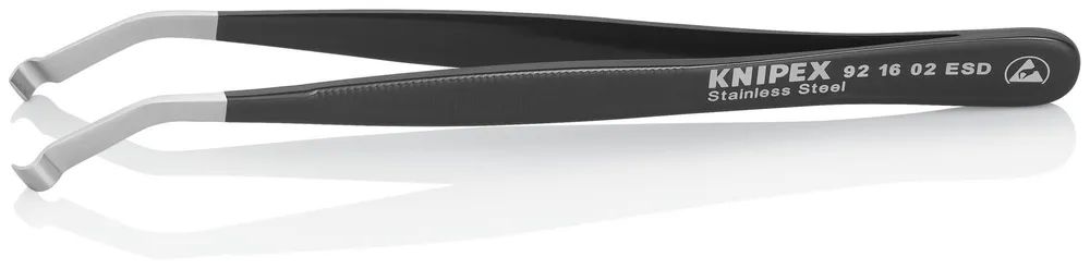 KNIPEX Positionierpinzette ESD Glatt 120 mm
