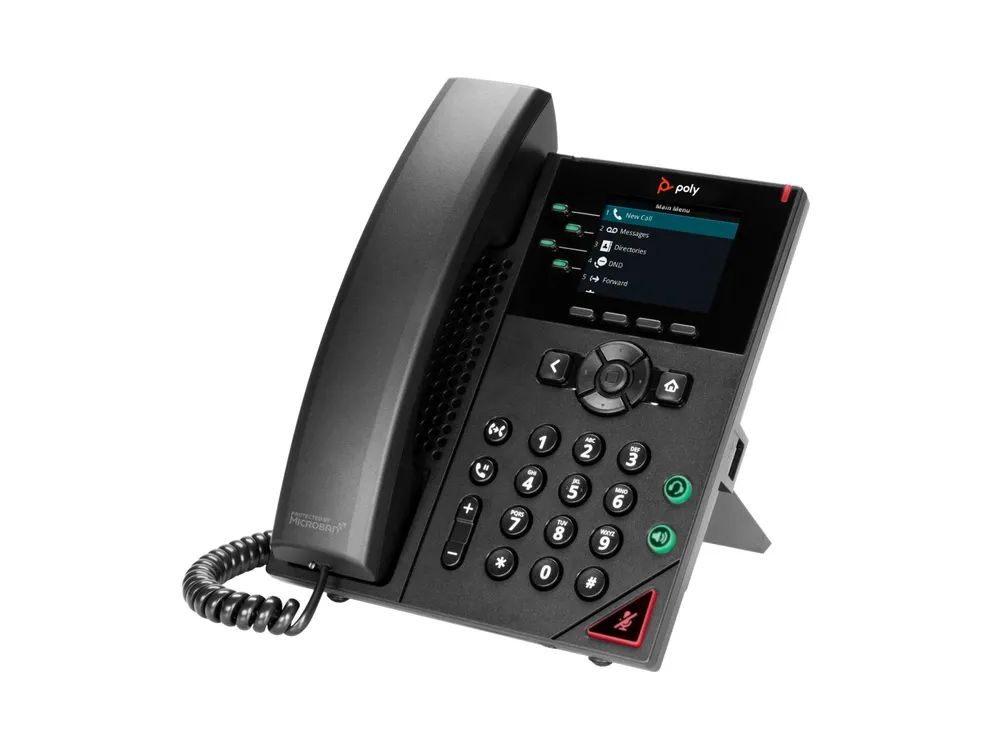 Poly HP Poly VVX 250 - VoIP-Telefon - dreiweg Anruffunktion