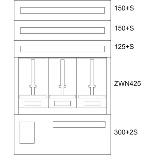 Eaton AUFPUTZ-ZÄHLERVERTEILER OOE, S / EATON BP-O-EN-800/12-3Z 137564