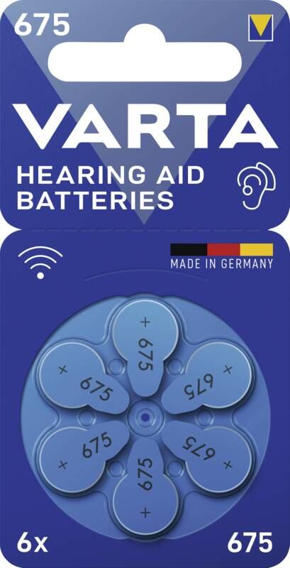 Varta HÖRGERÄTEBATTERIEN 675 6ER BLI / VARTA 24600101416
