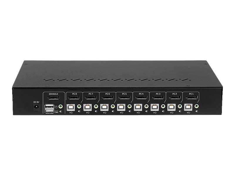 Lindy KVM-/Audio-Switch - 8 x DisplayPort / Audio / USB