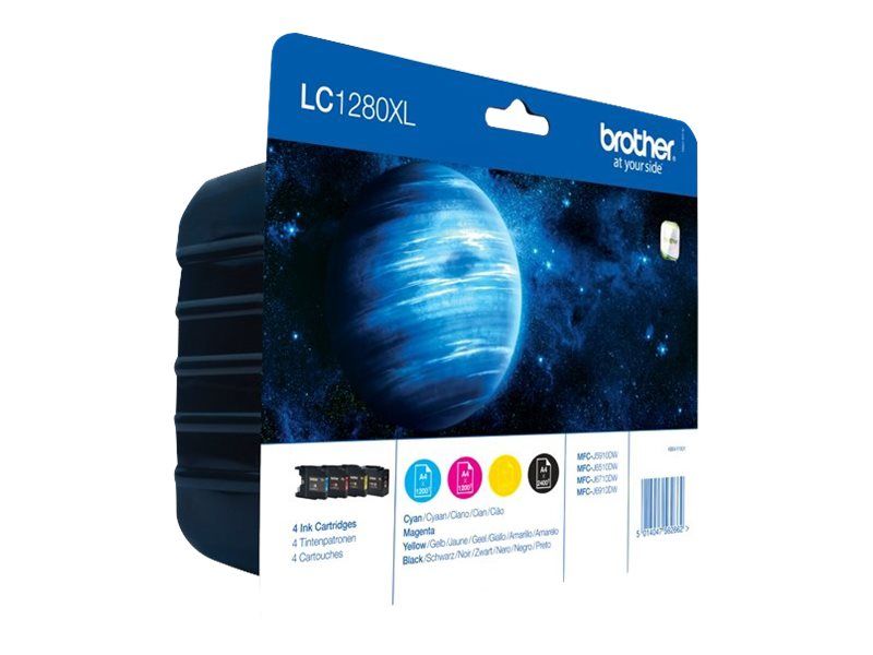 Brother LC1280XLVALBP - 4er-Pack - mit hoher Kapazität
