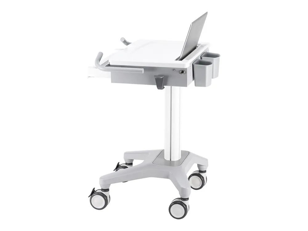 Neomounts MED-M200 - Wagen - für Notebook/Tastatur/Maus - medizinisch - weiß - Bildschirmgröße: 25.4-43.2 cm (10"-17")