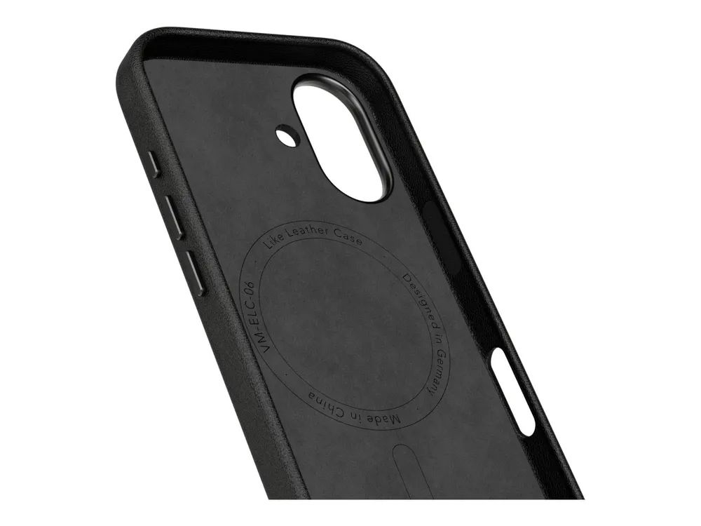 Vonmählen Kunstleder-Case für iPhone 17 schwarz