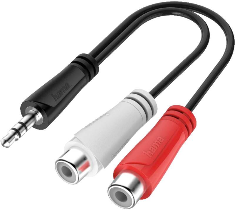 Hama 200350 3,5-mm-Klinke-Adapter auf Cinch