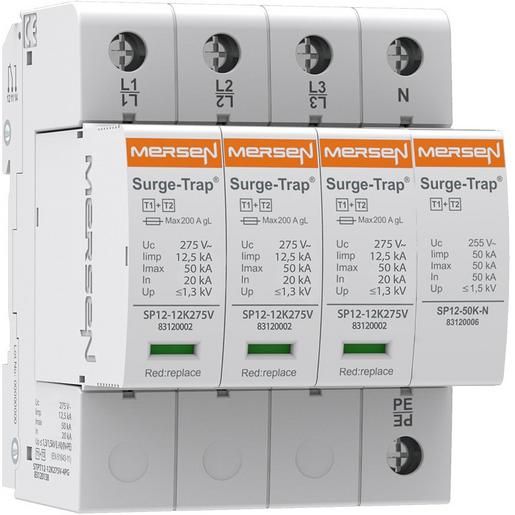 Mersen Ü-ABLEITER T1+2 275V 4P TT / MERSEN STPT12-12K275V-4PG 83120138