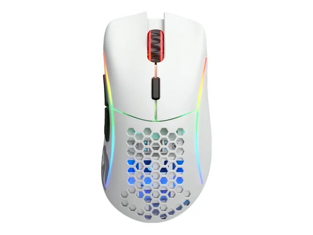 Glorious PC Gaming Race Glorious Model D - Maus - ergonomisch - Für Rechtshänder - 6 Tasten - kabellos, kabelgebunden - 2.4 GHz, USB-C - kabelloser Empfänger (USB)