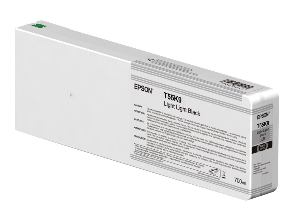 Epson Tinte light schw. 700ml SureColor SC-P6000/7000/8000/9000 - Tintenpatrone - Matt-/PhotoSchwarz