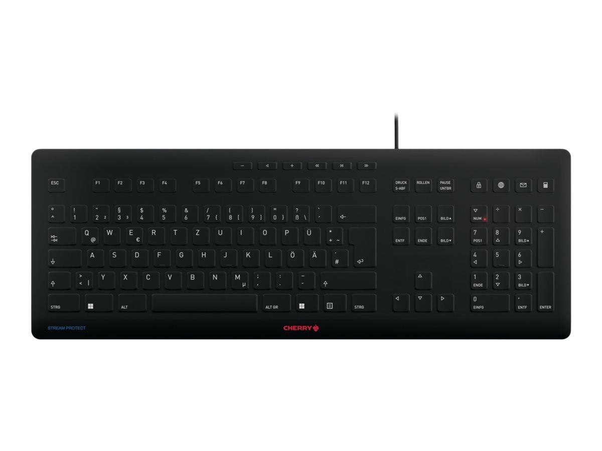 Cherry STREAM - Tastatur - USB - Deutsch - Tastenschalter: CHERRY SX