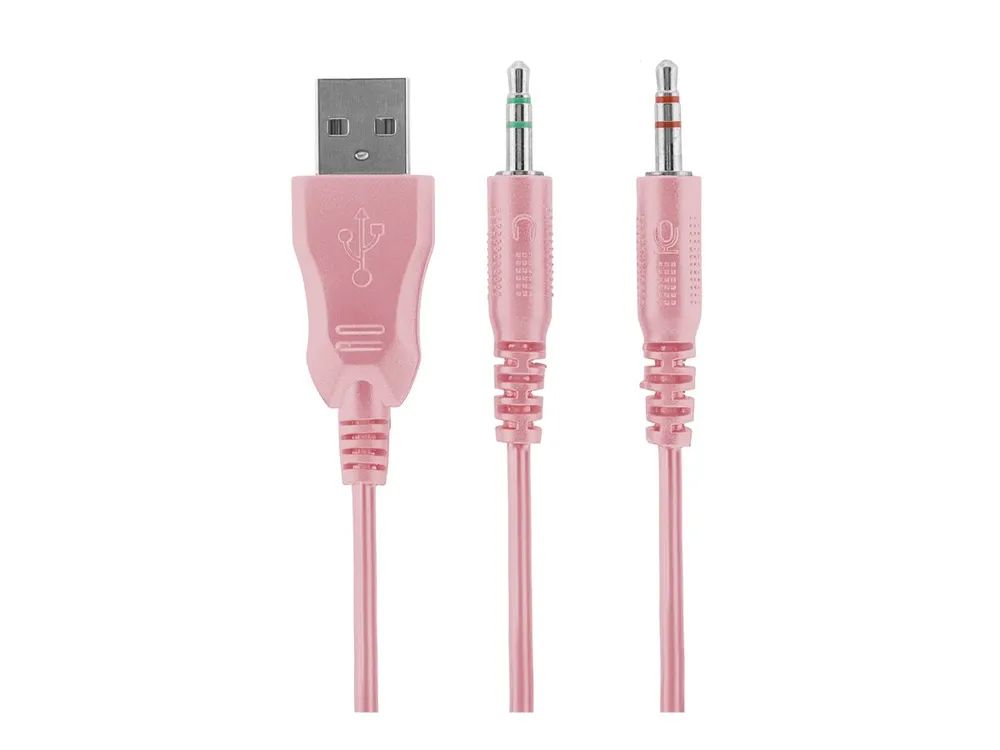 Deltaco GAMING Pink Line PH85 - Headset - ohrumschließend