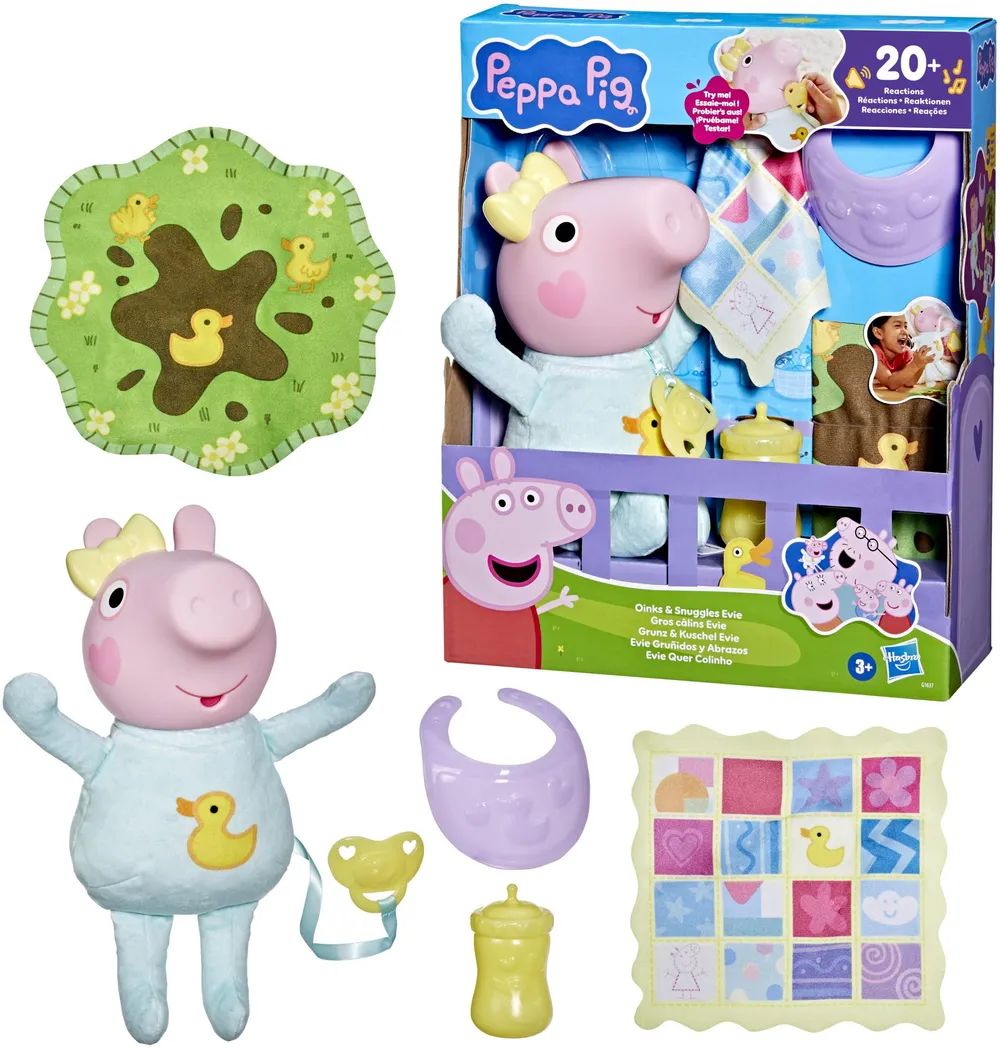 Hasbro European Trading B.V. PEP Peppa Pig Grunz & Kuschel Evie
