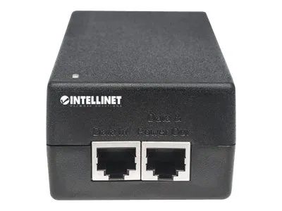 Intellinet Gigabit Ultra PoE+ Injector, 1 x 60 W Port, IEEE 802.3bt and IEEE 802.3at/af Compliant, Plastic Housing