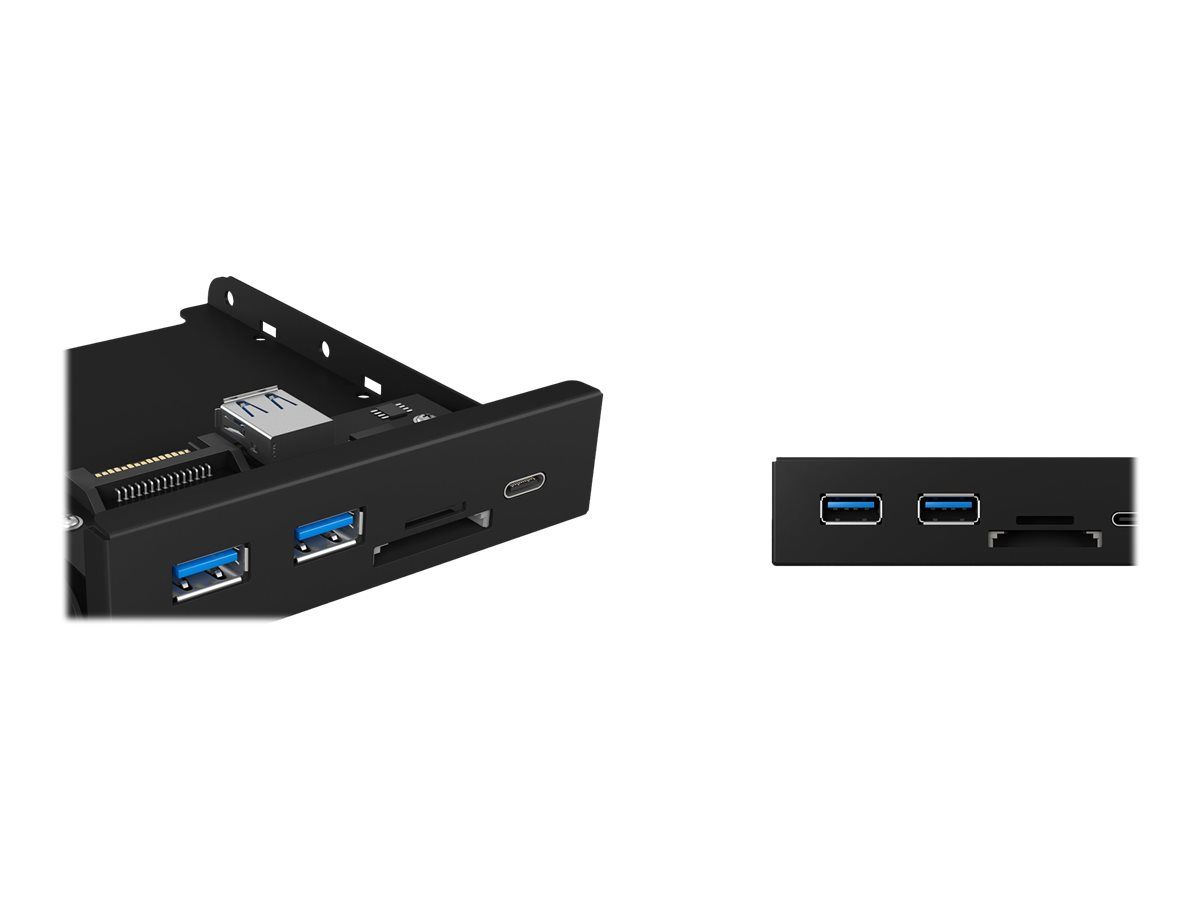 ICY BOX IB-HUB1417-i3 - Hub - 2 x SuperSpeed USB 3.0 + 1 x USB-C