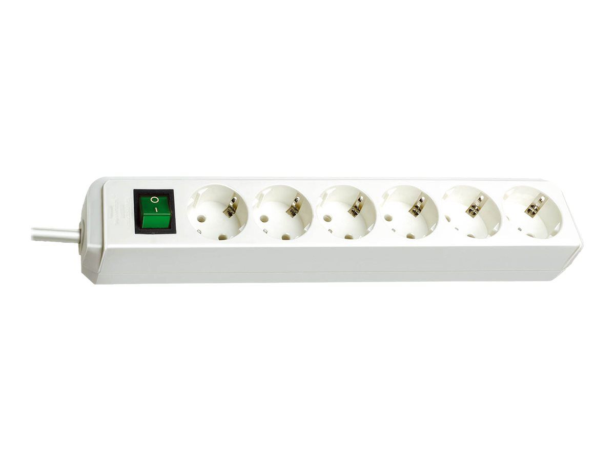 Brennenstuhl Eco-Line - Steckdosenleiste - Ausgangsanschlüsse: 6
