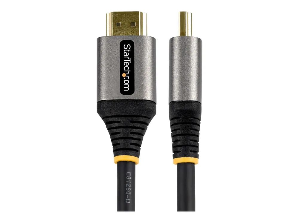 StarTech.com 5m HDMI 2.1 Kabel 8K - Zertifiziertes Ultra High Speed HDMI Kabel 48Gbit/s - 8K 60Hz/4K 120Hz HDR10+ eARC - UHD 8K HDMI Monitorkabel - Monitor/TV - Flexible TPE Ummantelung (HDMM21V5M)