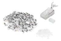 DIGITUS Modularstecker für Rundkabel, CAT 6A, geschirmt - 100 Stk.
