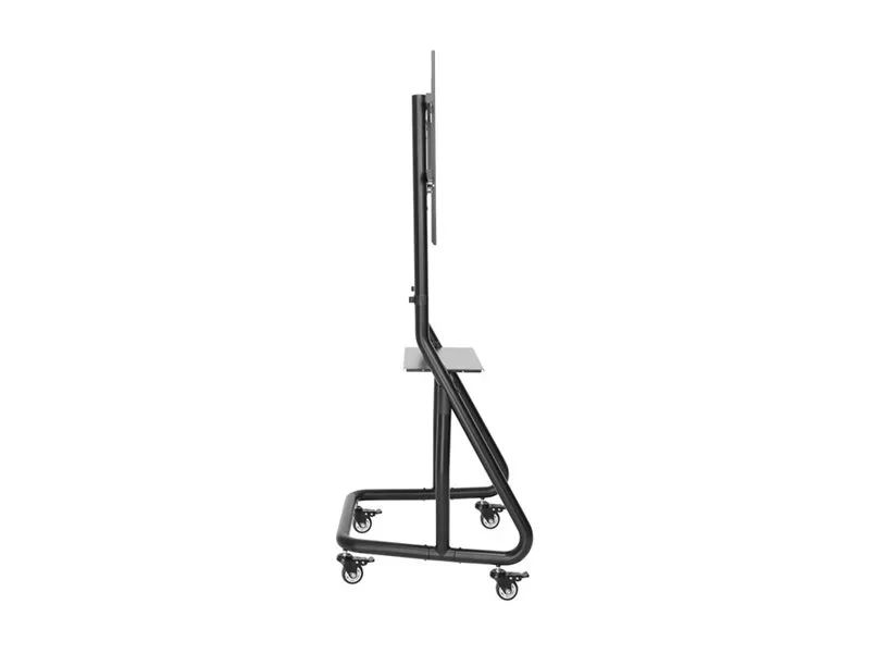 Equip Wagen - für Flachbildschirm / AV-Ausrüstung - heavy-duty, LFD trolley - Aluminium, Kunststoff, stainless steel - Schwarz (60"-105")