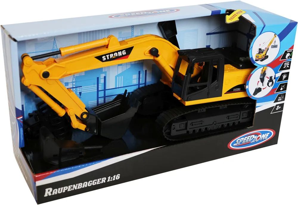 VEDES Großhandel GmbH - Ware SZ Raupenbagger L&S, mit Friktion, 1:16