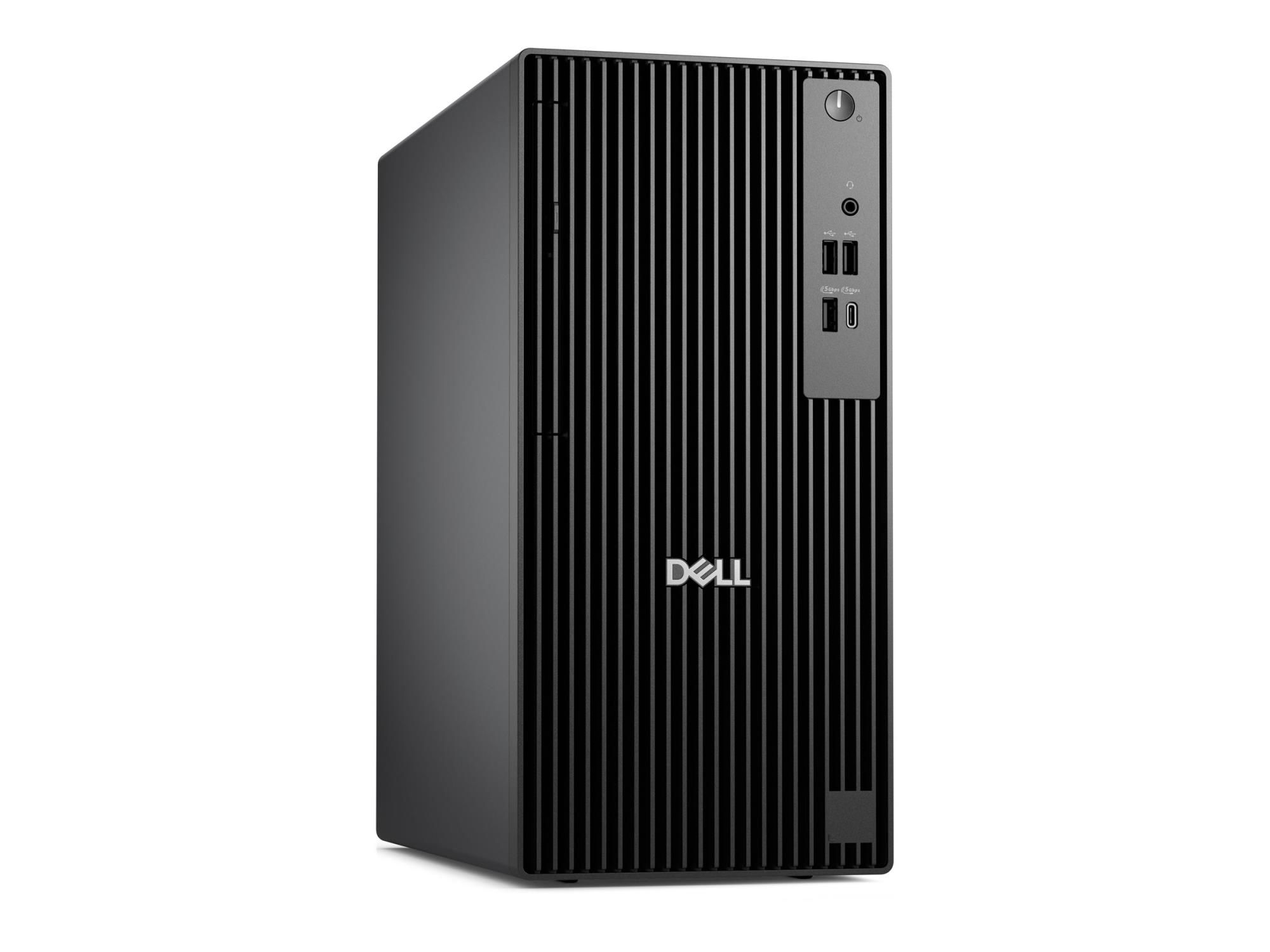 Dell Pro Tower QCT1250 - Tower - Core Ultra 7 265 / 2.4 GHz - RAM 16 GB - SSD 512 GB - NVMe, TLC - DVD SuperMulti - Intel Graphics - 1GbE - Win 11 Pro - Monitor: keiner - Schwarz - BTS - mit 1 Jahr Vor-Ort-Basisgarantie (AT, DE - 2 Jahre)