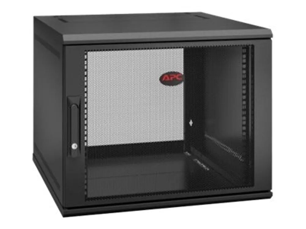 APC NetShelter WX AR109SH6 - Gehäuse - geeignet für Wandmontage - Schwarz - 9U - 48.3 cm (19")