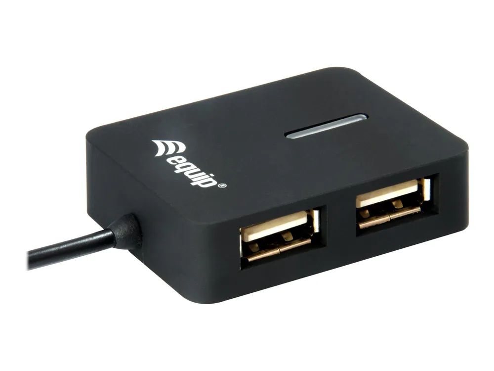 Equip Life 4 Ports Travel USB Hub - Hub - 4 x USB 2.0