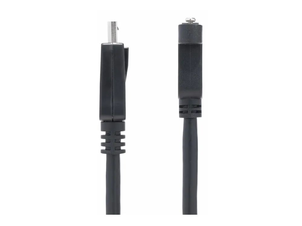 StarTech.com 3 ft. (0.9 m) Displayport Male to Female Cable - Mounting - Latched Connectors - DisplayPort - DP Monitor Cable (DPPNLFM3)