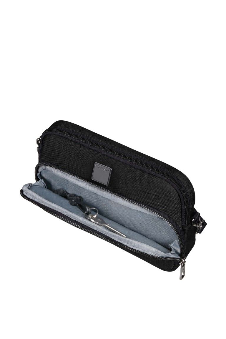 SAMSONITE SACKSQUARE TRAVEL CLUTCH, black