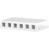 M-CAB Keystone Anschlussbox 6Port Aufputz