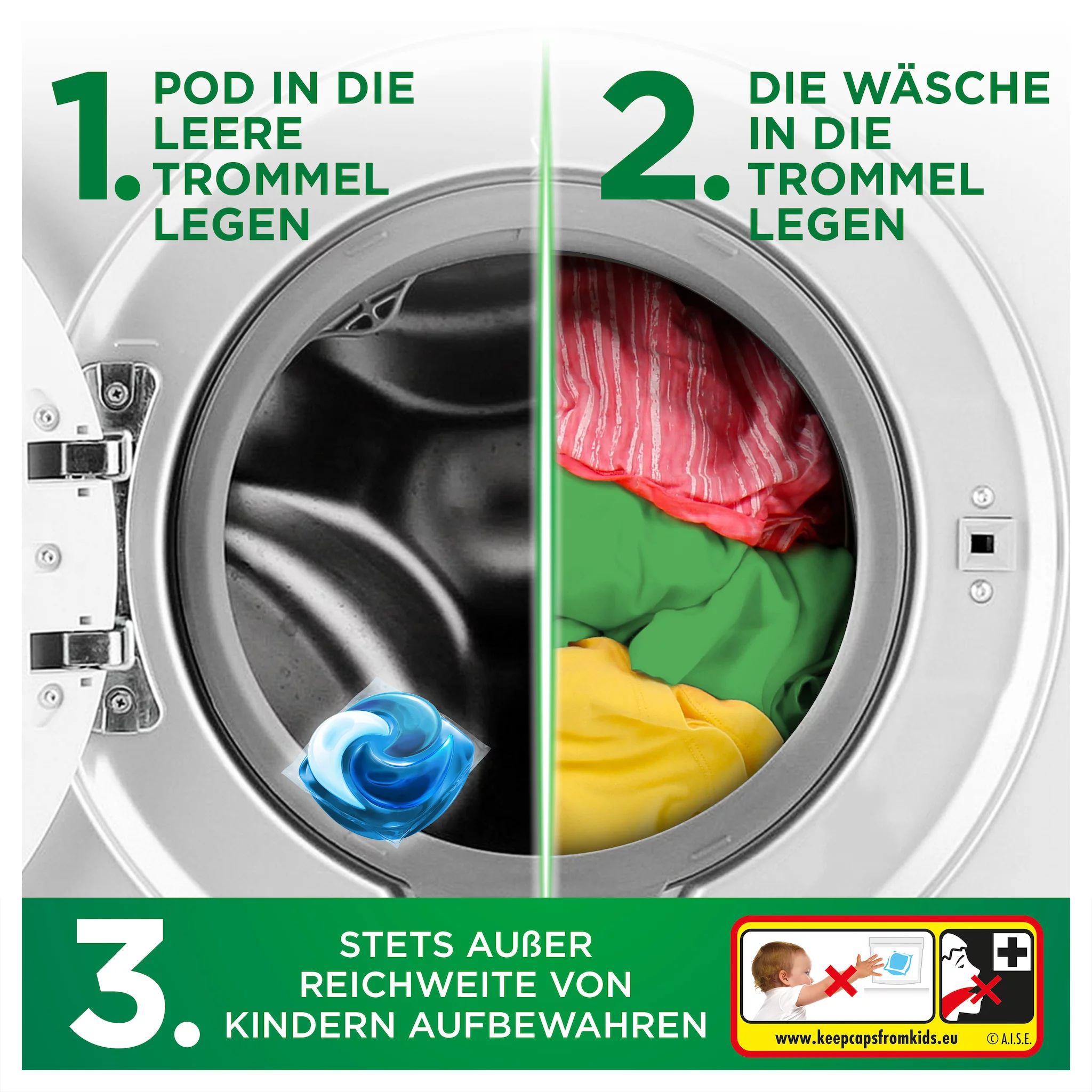 Ariel All-in-1 Pods Frische Baumwollblüte - 19WL