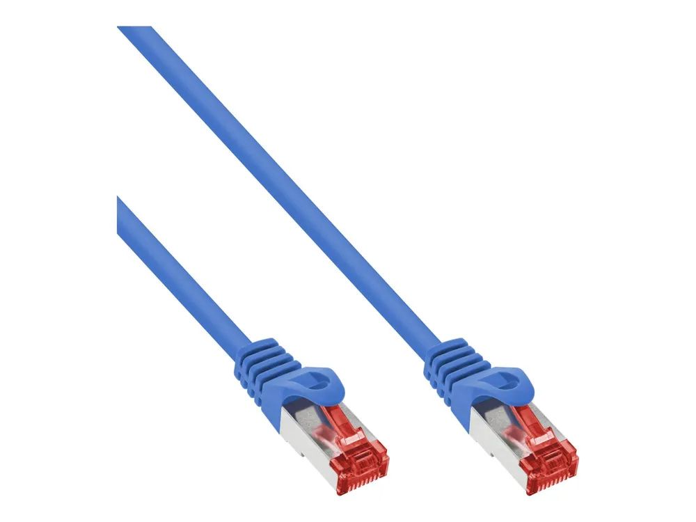 InLine Patchkabel - S/FTP (PiMf) - Cat.6 - 250MHz - PVC - Kupfer - blau - 5m