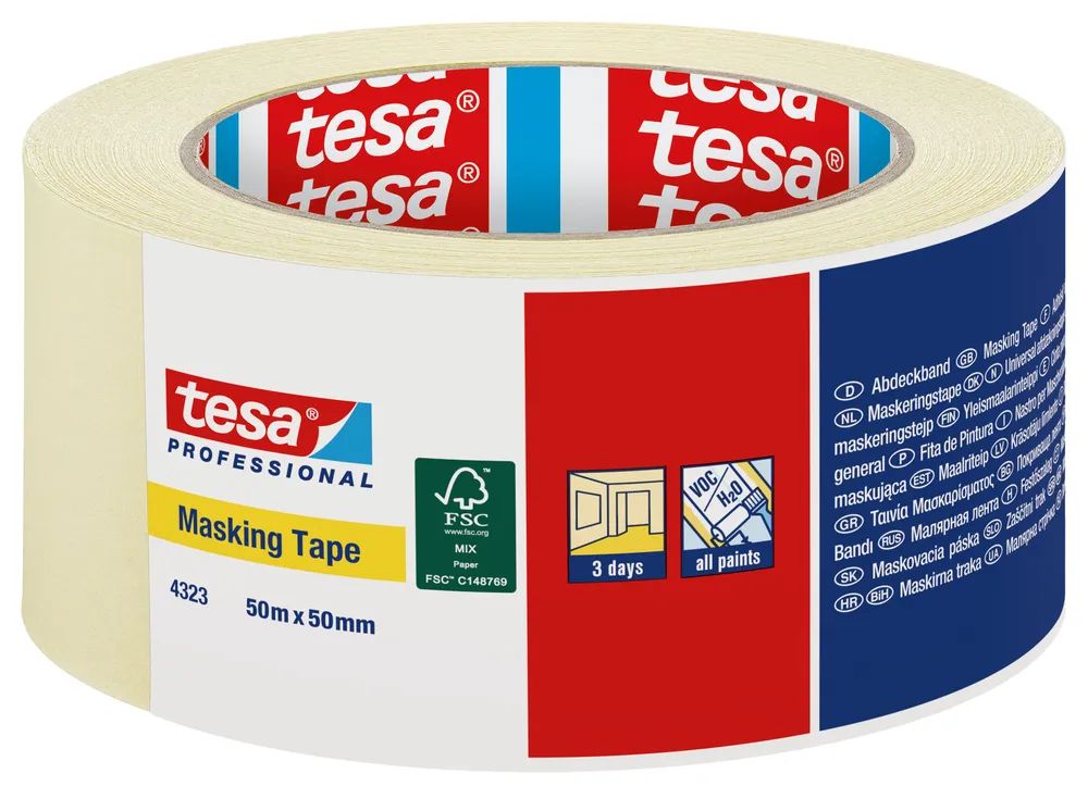 Tesa Kreppband 04323-00044 50mmx50m beige