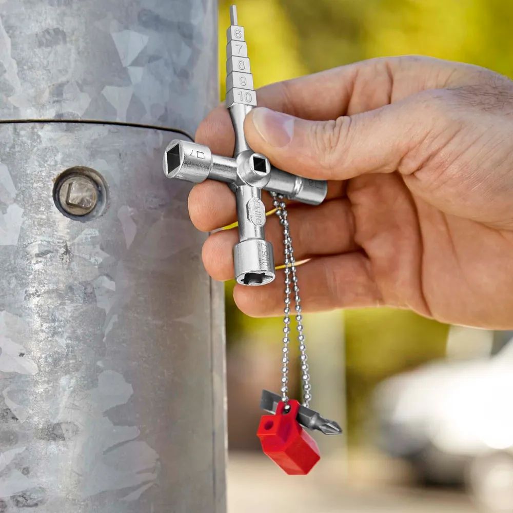 KNIPEX Profi-Key für gängige Absperrsysteme 89 mm